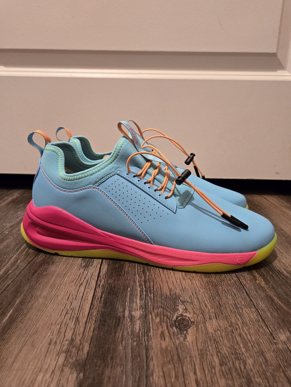 NEW Clove Supernova Limited Edition Blue Pink Athletic Nursing Shoes - Size 11.5
